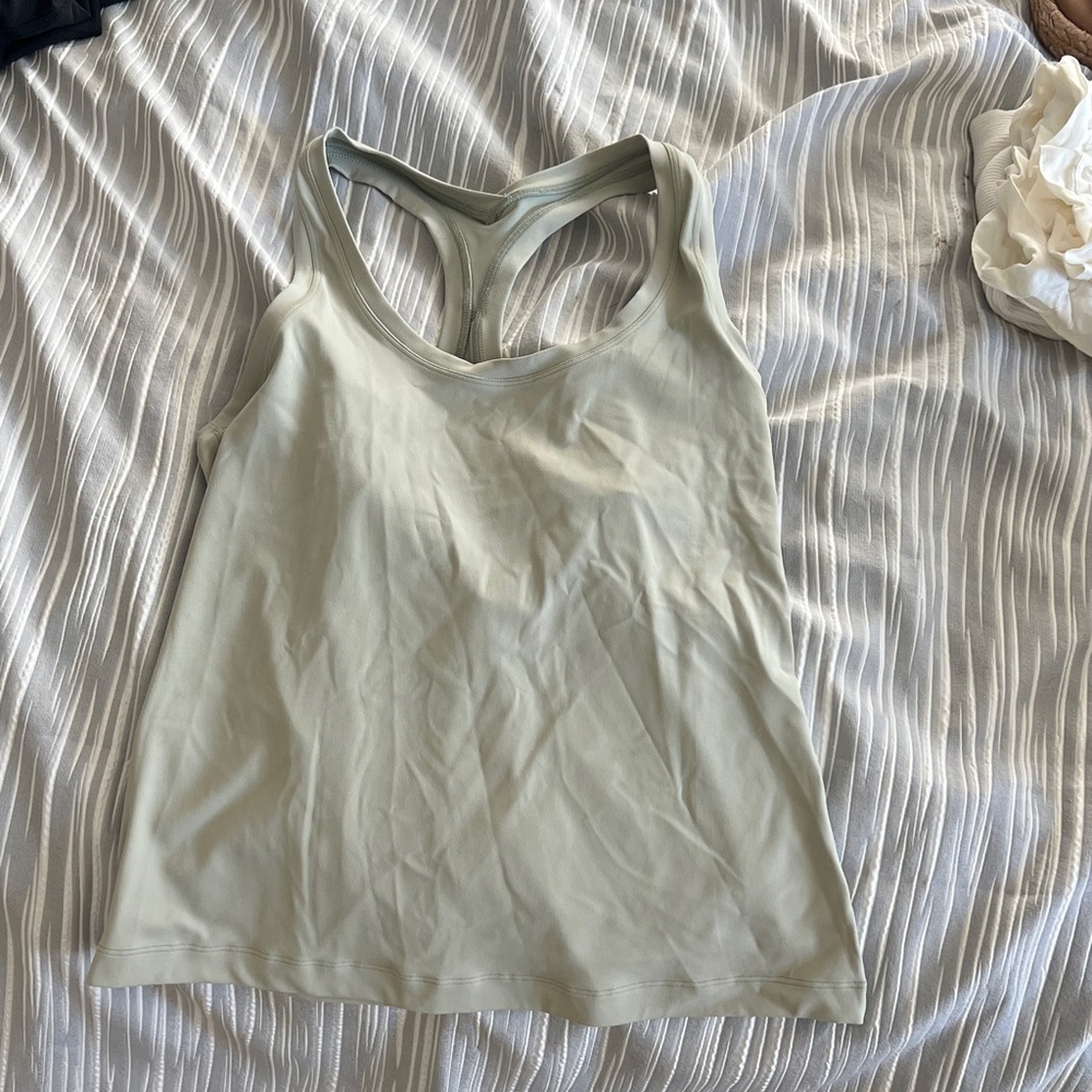Lululemon Light Green Racerback Tank Top